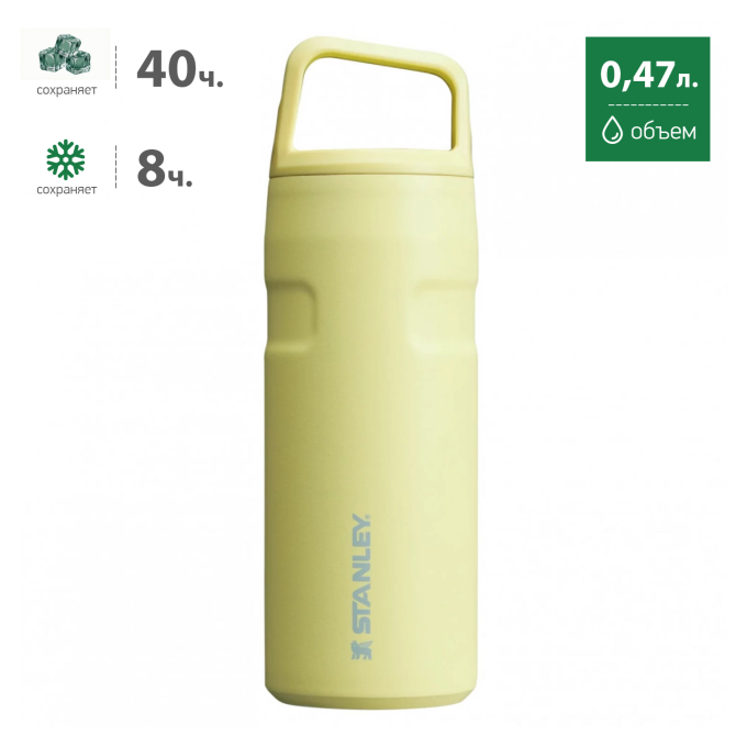 Термобутылка Stanley Aerolight 0,47 л жёлтая (10-13301-003)