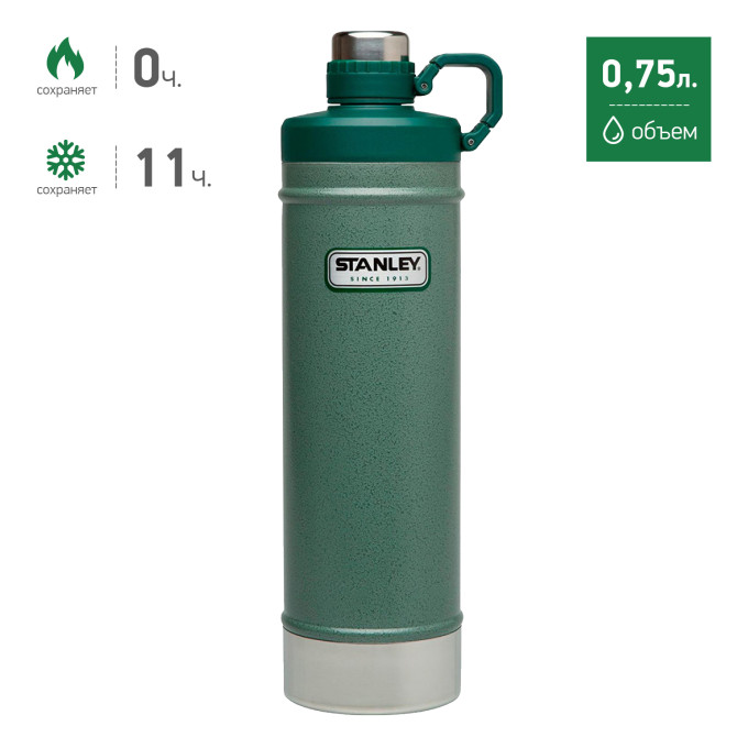 Термобутылка Stanley Classic 0,75 л, зелёная (10-02286-003)