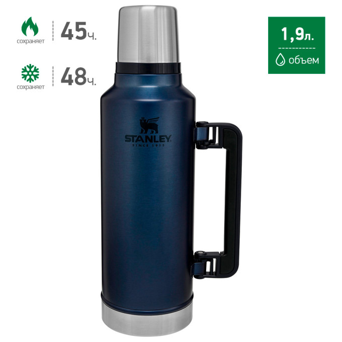 Термос Stanley Classic 1,9 л, синий (10-07934-039)