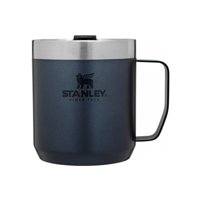 Термокружка Stanley Classic с ручкой 0,35 л, синяя 10-09366-007
