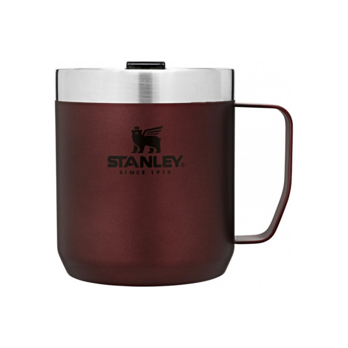 Термокружка Stanley Classic с ручкой 0,35 л, бордовая (10-09366-008)