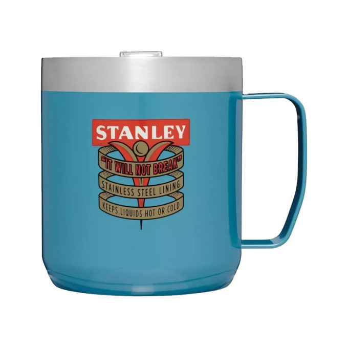 Термокружка Stanley Milestones 1940, 0,35 л, голубая (10-09366-239)