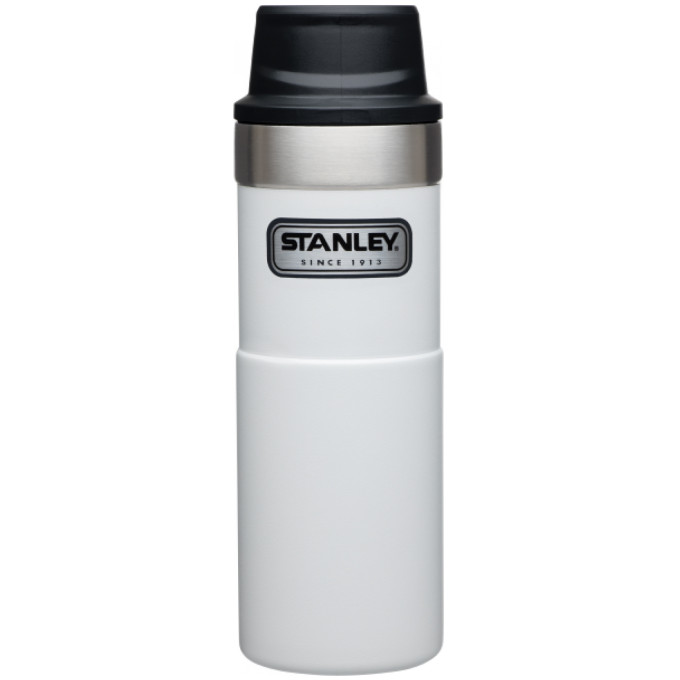 Термокружка Stanley Classic Trigger Action 0,47 л, белая 10-06439-007