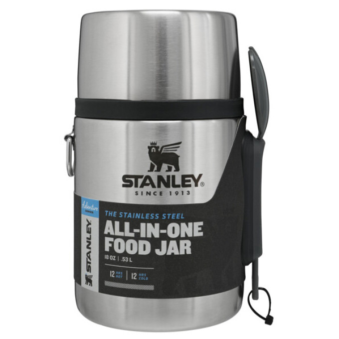 Термос для еды Stanley Adventure 0,53 л, стальной — 10-01287-032