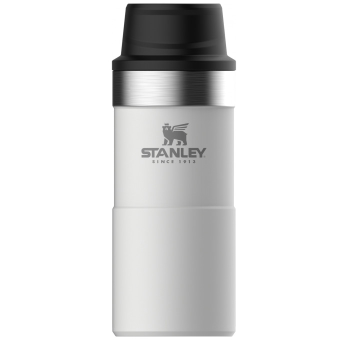 Термокружка Stanley Classic Trigger Action One Hand 2.0, 0,35 л, белая 10-09848-008