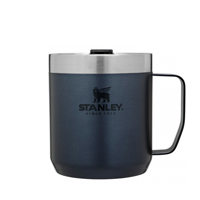 Термокружка Stanley Classic с ручкой 0,35 л, синяя 10-09366-007