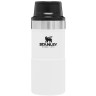 Термокружка Stanley Classic Trigger Action One Hand 2.0, 0,25 л, белая 10-09849-011