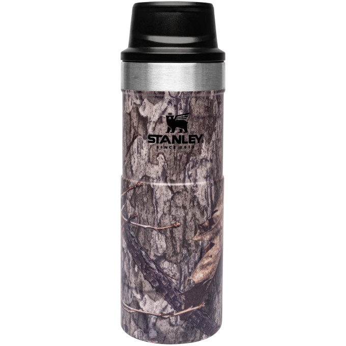 Термокружка Stanley Classic Trigger Action 2.0, 0,47 л, древесный камуфляж Mossy Oak 10-06439-216