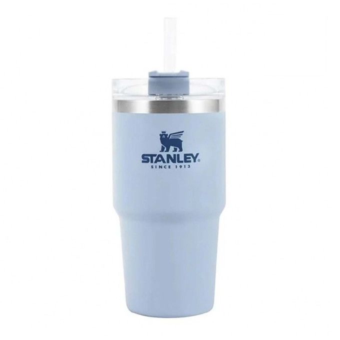 Термокружка Stanley Quencher H2.0 680 мл с трубочкой, светло-голубая 10-08481-011
